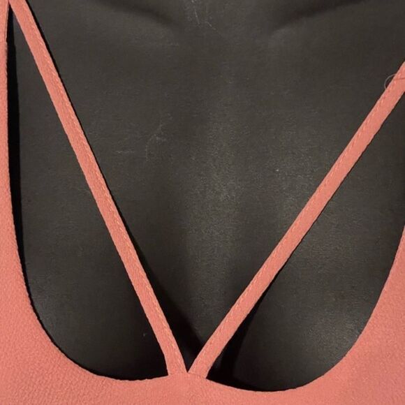 Small Blue Rain mauve lined loose fit sleeveless pull on midi dress - Picture 8 of 14